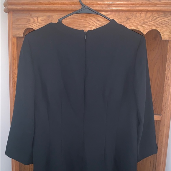 Liz Claiborne 8P black long sleeve dress - Picture 6 of 8